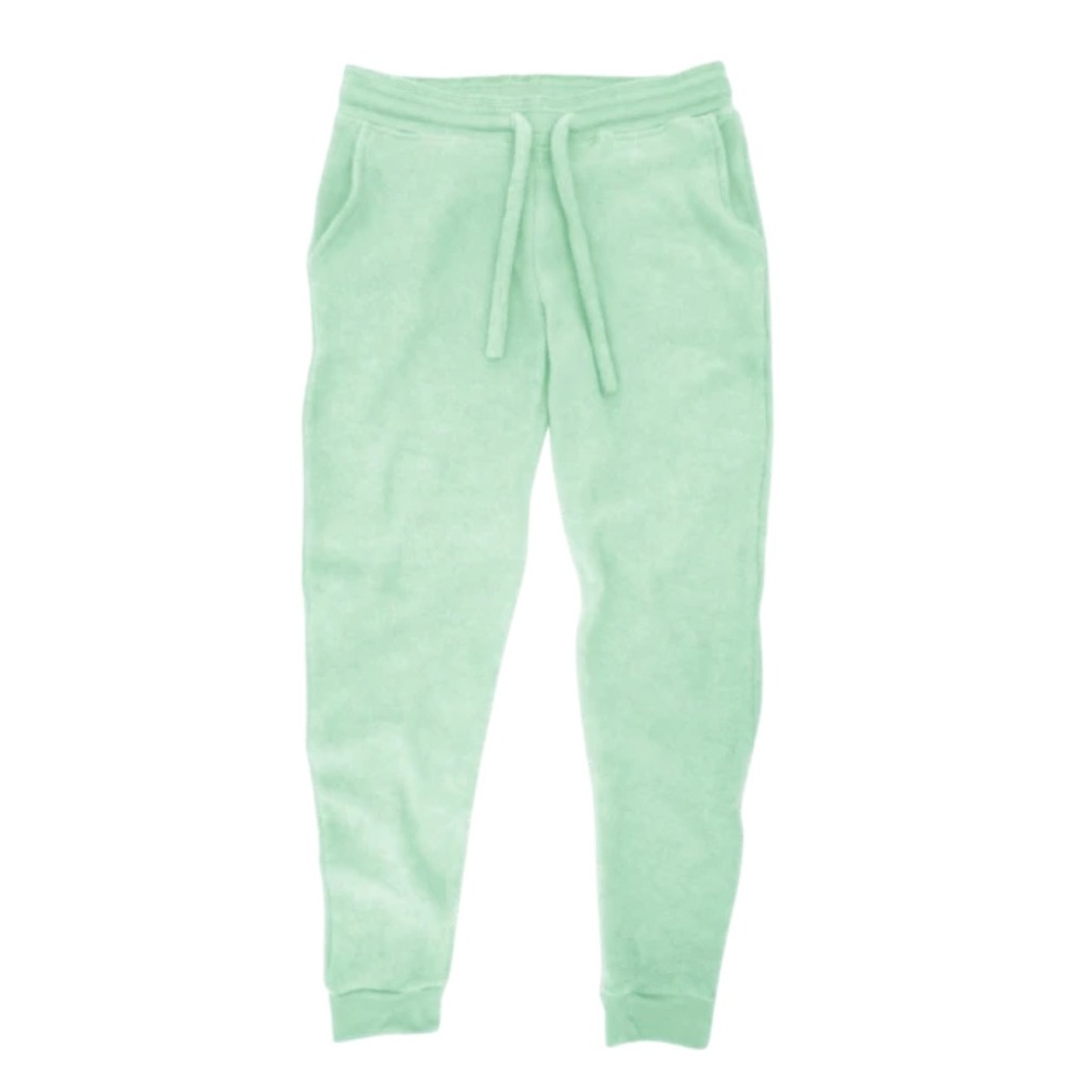 Soft Serve Clothing Cloud Cotton Ocean Mint Jogger 2.0 Size Large USA Made